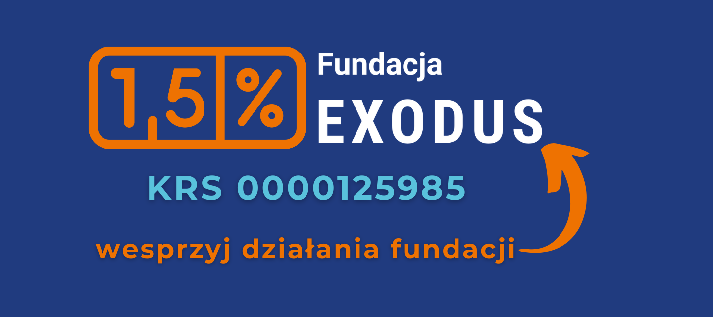 Wesprzyj aas 1,5% podatku Fundacja Exodus